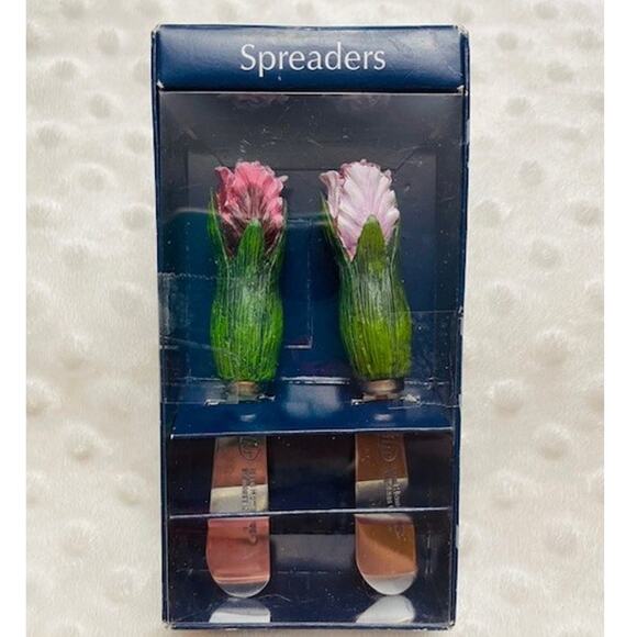 Ideal Home Range Set of (2) Stainless Steele Speaders-Elizabethan Garden-NEW - Picture 1 of 6